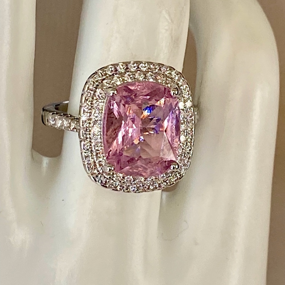 💥 Pink Topaz 925 Sterling Silver ring